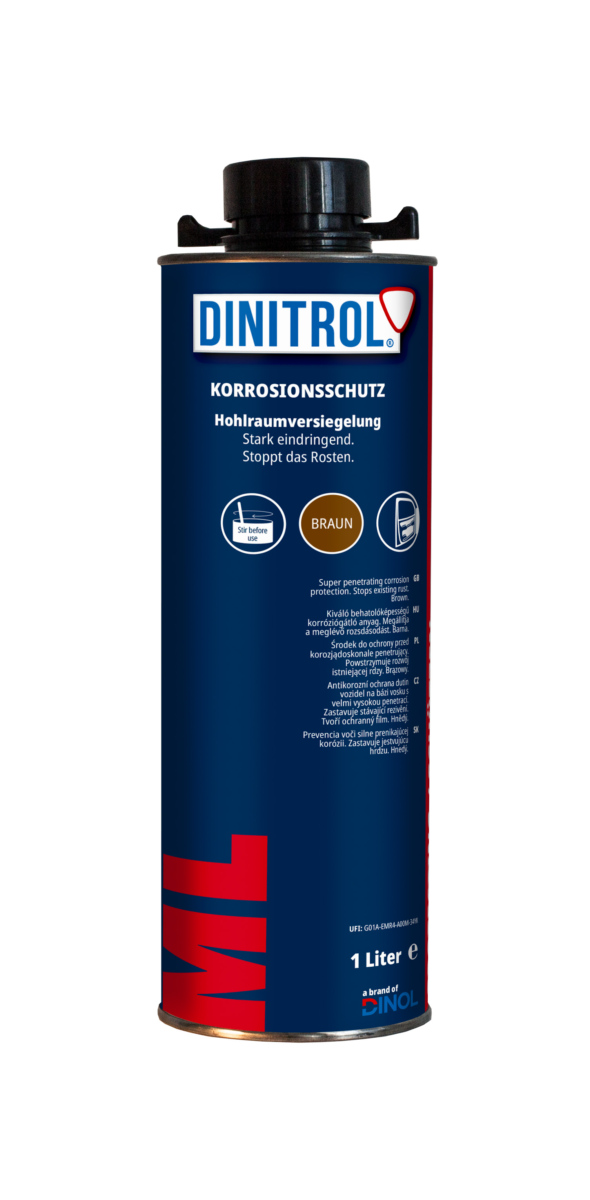 Dinitrol ML, упаковка материала